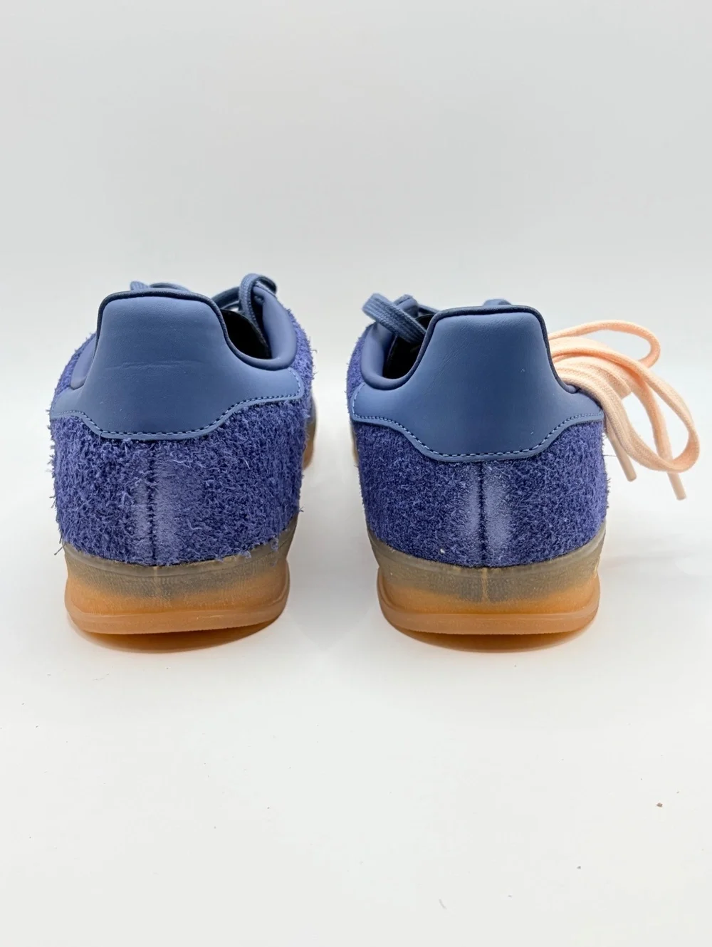 Adidas Gazelle Indoor Sneakers Blue and Peach Size 9 US